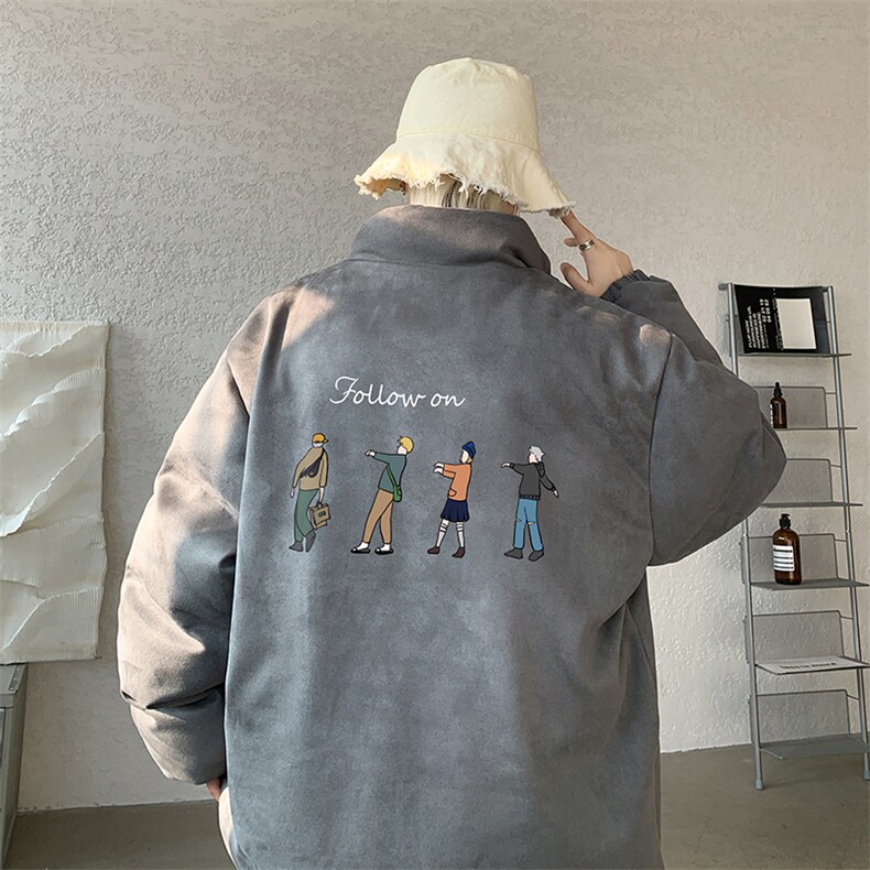 麂皮绒棉衣男大码立领棉袄子男羽绒棉服JM87043-P110,男装棉衣,电商A040