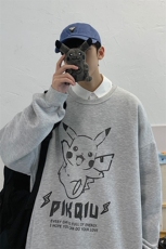 S6078-P35春季圆领卫衣男大码韩版宽松长袖外套男，男装卫衣，电商A040