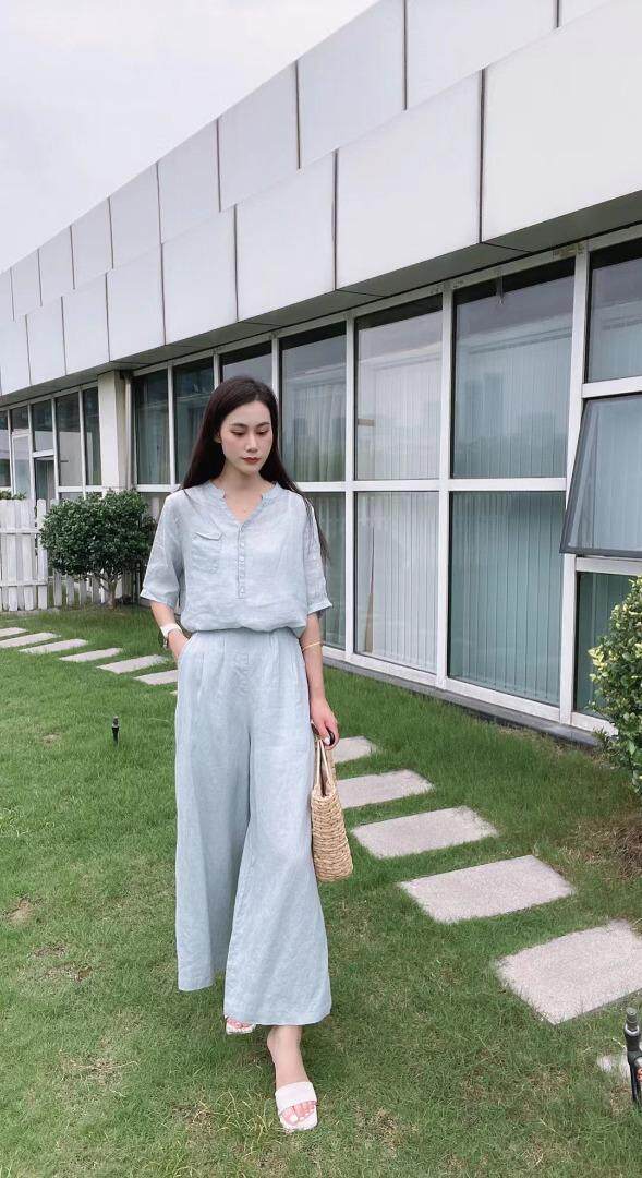 纯苎连衣裙小衫裤子裙子衬衣 时尚风 风淑女风休闲风，女装连衣裙，川哲