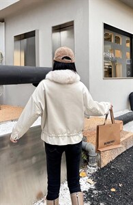 冬季狐狸毛派克服图片