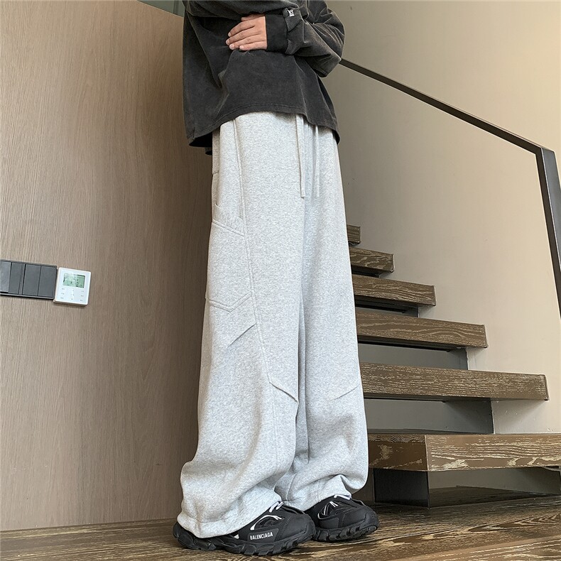 已出货2025年秋季新款宽松休闲卫裤男D329-QM756-P65-控88,男装休闲裤,电商D329
