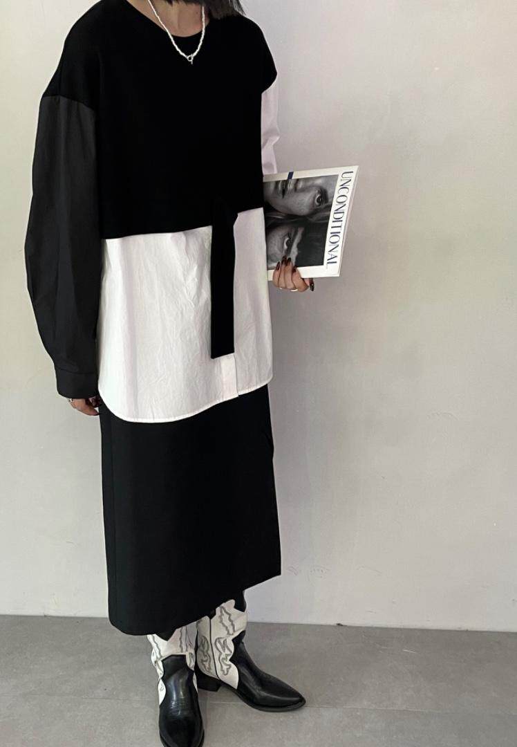 雷洛奇丽—秋装拼接衬衫，女装衬衫，雷洛奇丽