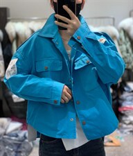 新款韩版个性减龄百搭休闲ins风外套，其它，L·H·X