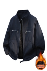 主推工装飞行夹克冬加棉立领棒球服外套A436-807-P85128，男装夹克，电商A436