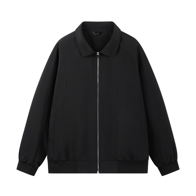 秋季新款宽松衬衫领夹克男纯色上衣外套DSA157B-JK7924-特P45,男装夹克,电商A157B