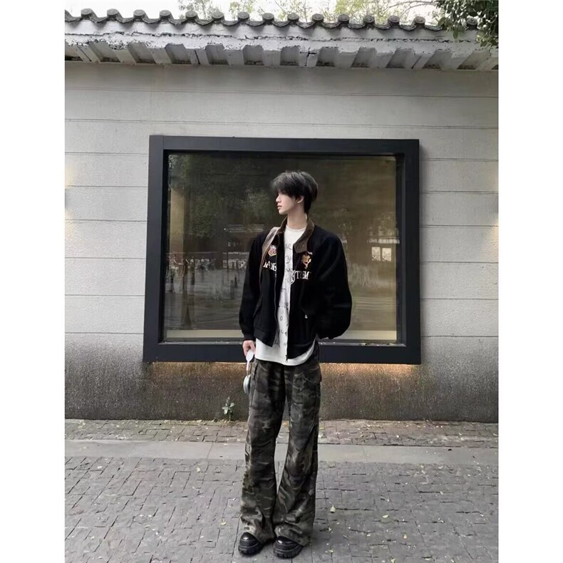 WT95-P71慵懒时尚质量夹克气质百搭流行简约新款文艺日系ins原宿,男装夹克,电商B323A