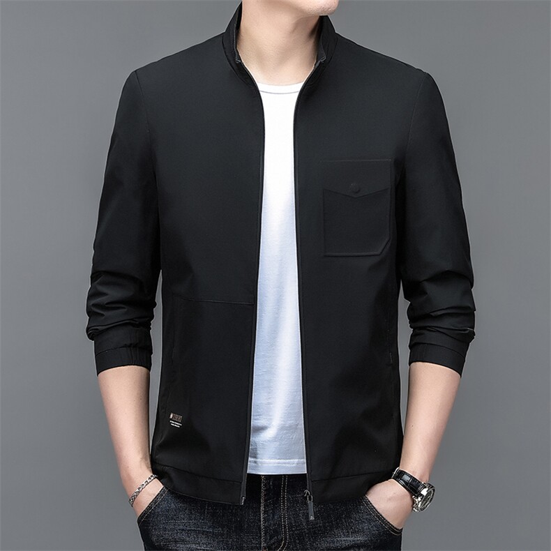 BSTN9868春季新款2023年男士休闲长袖青年夹克商务外套P105,男装夹克,电商B360