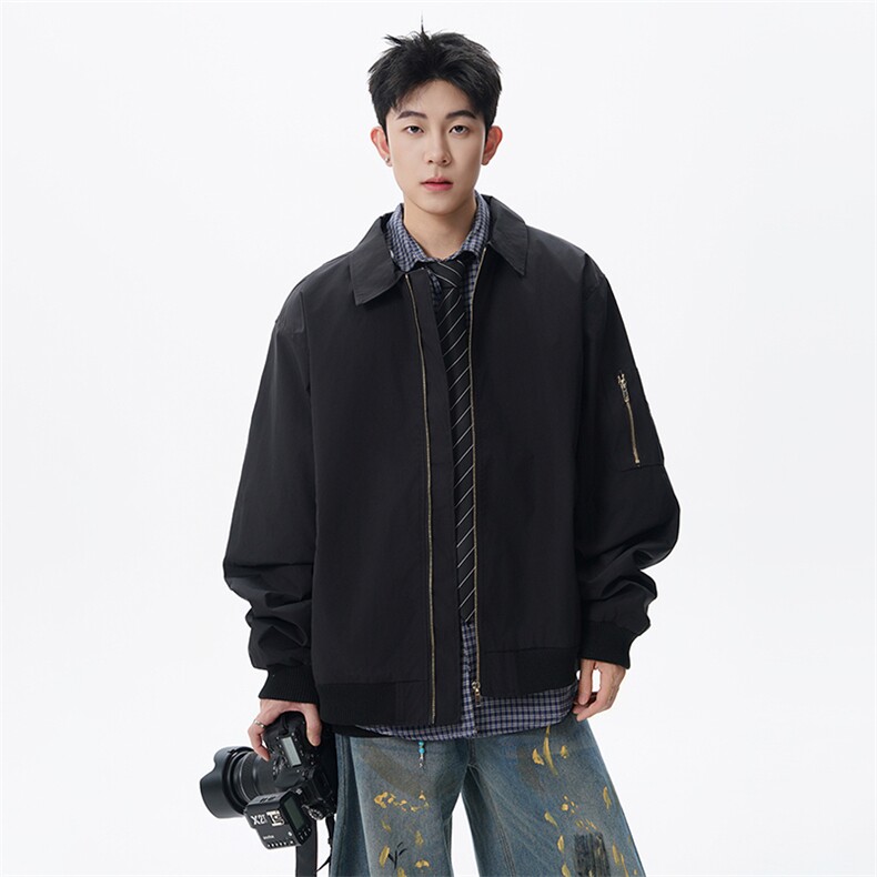 潮流衬衫领夹克难装百搭上衣户外防寒外套J065特批50，男装夹克，电商A073