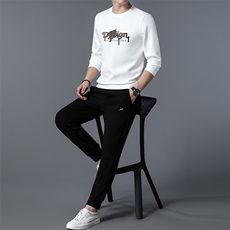SA3061-2钱塘2020-2时尚休闲新款冬季厚款中青年男士卫衣套装P152，男装休闲套装，钱塘207-2