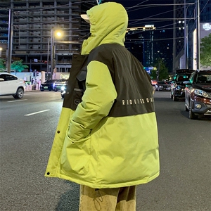冬上新加棉加厚棉服中性休闲连帽棉衣外套男女 8323-P125控价168图片