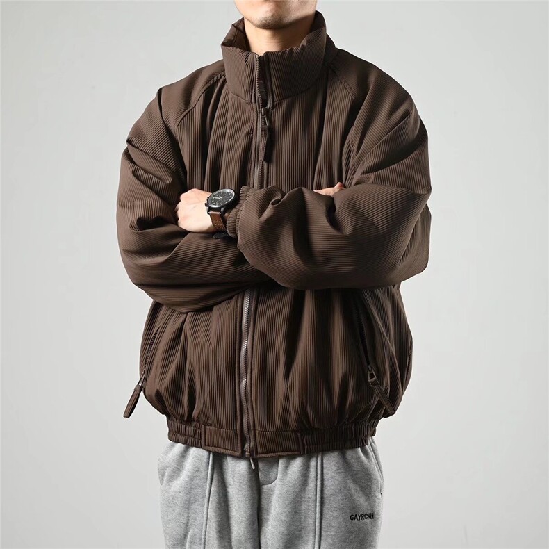 日系立领棉衣男士美式冬季新款加厚外套潮牌工装棉服DT03P75,男装棉衣,星座1013-5