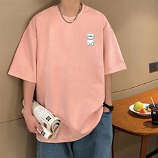 麂皮绒短袖t恤男大码半袖男JD82292-P25，男装T恤，电商A040