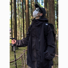 港风日系复古户外潮流连帽冲锋衣夹克男潮XZ213-JK6601-P65控88，男装夹克，星座213