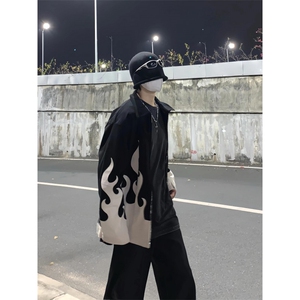 【有货】火焰灯芯绒外套男高级感美式休闲夹克JK7801CC-特P70图片