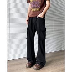 cleanfit工装裤男2025夏新款美式复古潮牌直筒休闲裤子K6304-P47，男装工装外套，星座412-3