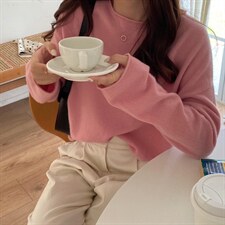 韩.绵羊毛一体机毛衣，女装针织衫/毛衣，Hello Tina