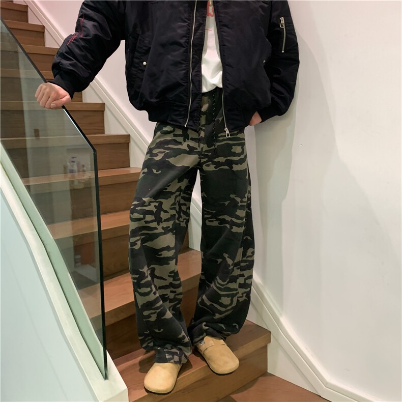 现货1万！KZ116-S-3XL-P40-美式弯刀水洗重磅350克迷彩裤卫裤,男装休闲裤,星座1811B