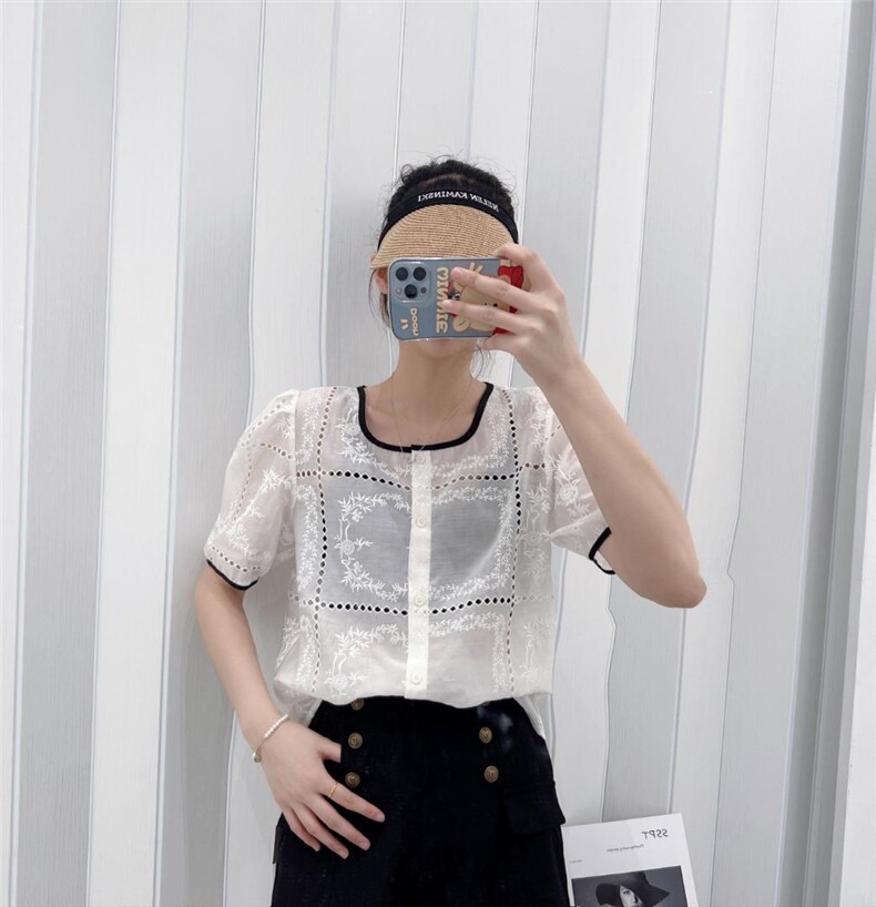 夏季新款印花小衫，其它，格瑞琪