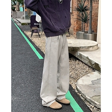 美式街头阔腿牛仔裤男cleanfit宽松休闲复古直筒拖地裤C11199-p45，男装牛仔裤，星座1008