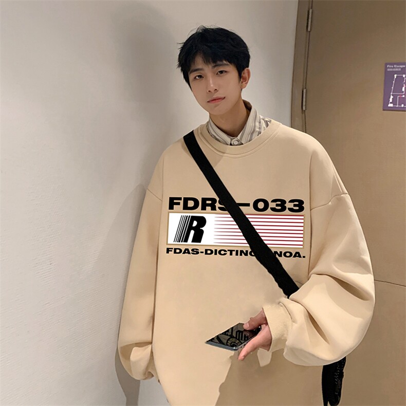 抖音供货、复合重磅360克现货圆领卫衣宽松D223A-YL2358-特P28,男装卫衣,电商019-1