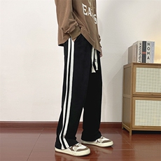秋季美式vibe街头裤子男痞帅宽松阔腿裤ins潮牌休闲卫裤K1775-P35，男装休闲裤，星座1008-1