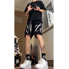抖音品质KZ04-P48篮球五分短裤潮牌沙滩裤，男装牛仔裤，星座807