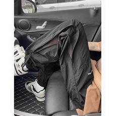 夏季薄款冰丝裤男女同款设计感宽松垂感休闲裤束脚速干运动百搭裤，男装休闲裤，星座218-1（原230）