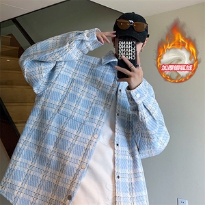 特P65无差价改小香风大码加厚棉服男银狐绒加绒外套J547J加绒
