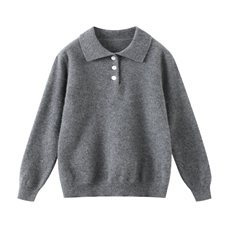 新款百搭pollo领休闲羊毛套衫，童装儿童羊毛衫，鑫贝羊绒