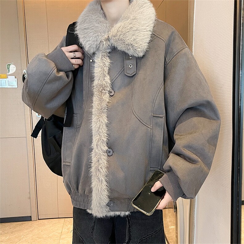 主推冬季新款宽松/座山雕加厚外套潮加厚棉衣XZ102B-1M803-P125,男装棉衣,星座102B-1
