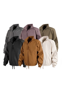 户外夹克男立领纯色上衣冲锋衣外套DSA157B-JK7822-P50图片