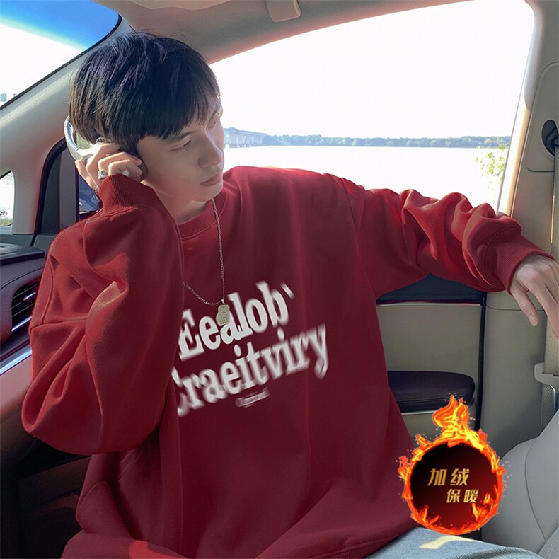 抖音得物供货可提供视频2024秋冬新款重磅美式卫衣DY5914，男装卫衣，电商A486