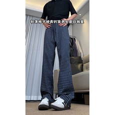 现货！复古肌理感休闲裤夏季百搭男女同款长裤-XX80011-特批35，男装休闲裤，电商A061