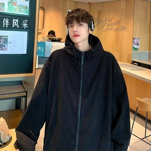 日系春秋冬季vintage棒球服夹克痞帅灯芯绒外套男vibe风 W209图片