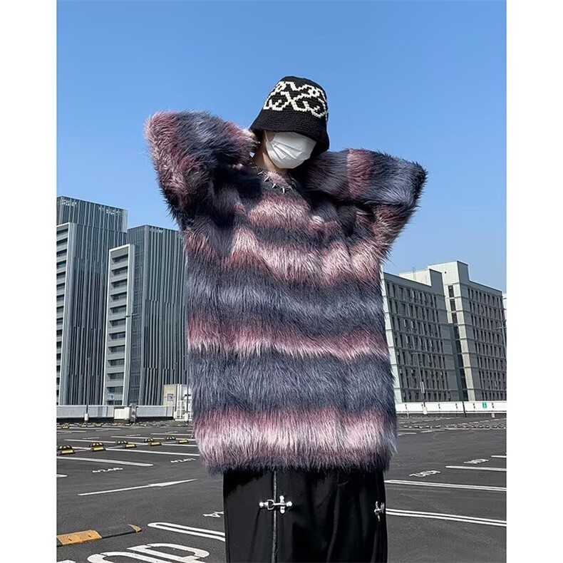 美式复古秋冬2024款重磅软糯圆领毛衣男宽松百搭情侣针织上衣M298,男装针织衫/毛衣,星座506