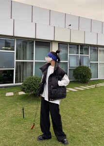 冬款羽绒马甲,女装马甲,LL+