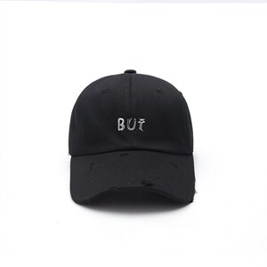 M1844新防晒帽字母but刺绣棒球帽简约时尚四季可戴鸭舌帽男潮图片