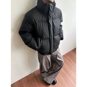 短款立领棉服情侣防水防污纯色百搭棉衣男女  5D3063-TP70不图片