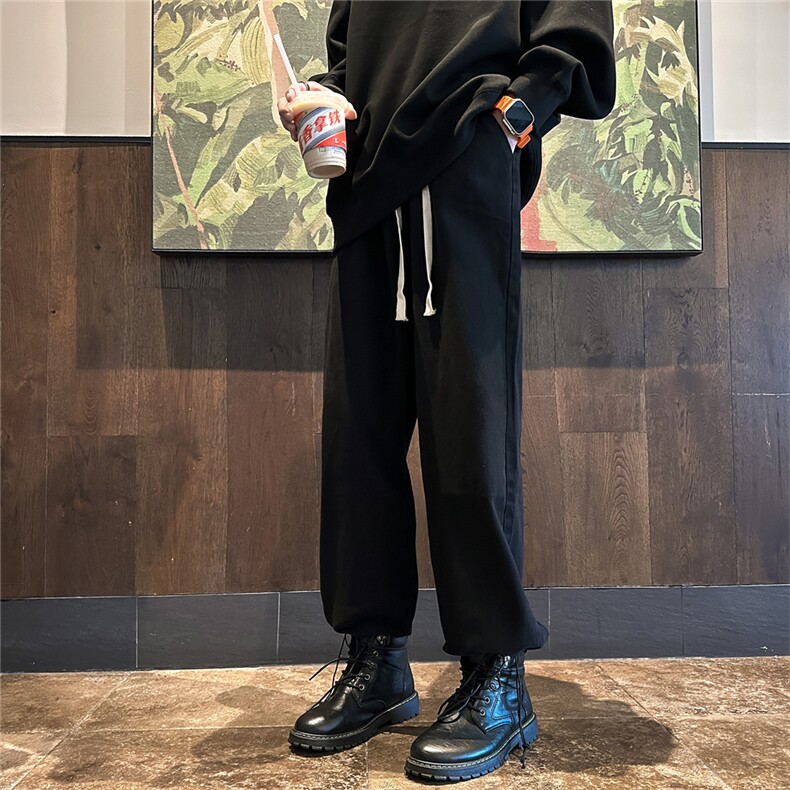 k1066-p48-控68M-5XL宽松束脚大码马丁靴港风高阶黑暗牛仔，男鞋马丁靴，星座116