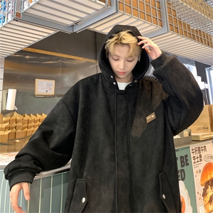 特P75控128控138 麂皮绒飞行服外套夹克男00%聚酯纤维JP2417图片