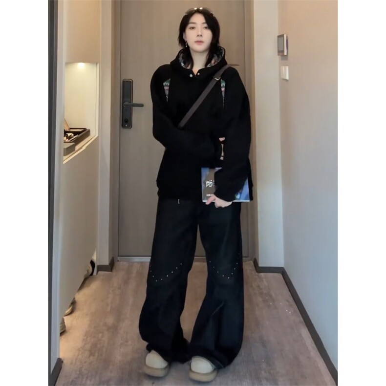 网络图现货美式潮流慵懒时尚ins原宿文艺华棉简约卫衣JC181-P36,男装卫衣,星座715-7