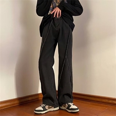 牛仔裤男秋季潮大码休闲裤子高街CT307P42，男装牛仔裤，星座1116-2