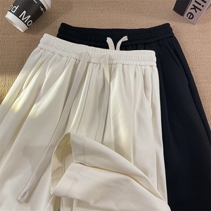 港风休闲裤男港风宽松直筒拖地裤束脚裤卫裤 KP755 P40图片