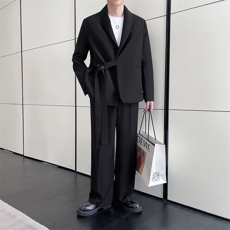 轻熟风~2025秋季新款休闲西装套装KX01/P165,男装西服套装,电商B331