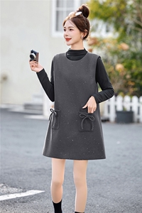 优雅连衣裙套装女2026春季新款气质高级感打底亮片背心裙两件套图片