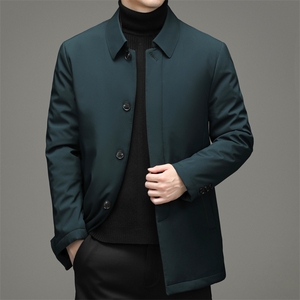 爸爸外套秋冬中年商务休闲男款夹克棉衣中老年时尚男MY9815-P195图片