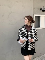 【现货】秋冬新款格子外套，其它，芷炫