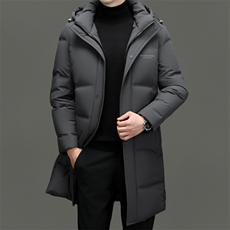 DF621钱塘2020-2时尚休闲冬季厚款长款中年男士羽绒服P335，男装羽绒服，钱塘207-2