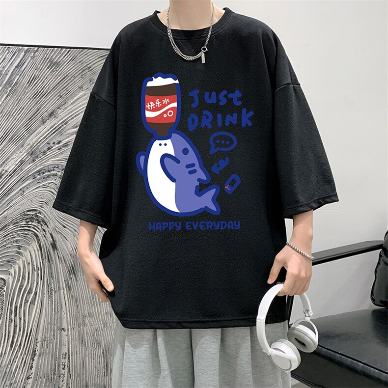 冰丝七分袖t恤男大码五分袖男短袖男中袖Q11450-P30,男装T恤,电商A040