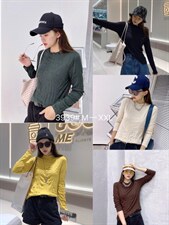 冬季圆领压皱打底衫，其它，ME.fashion